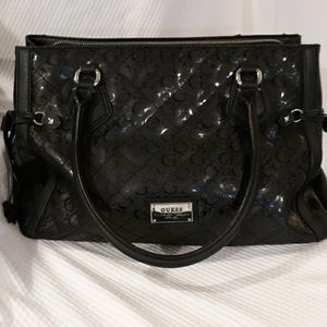Guess black purse bag
